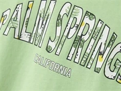 Name It top arcadian grøn med palm springs tekstprint